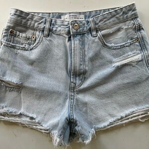 Denim Distressed Women Shorts